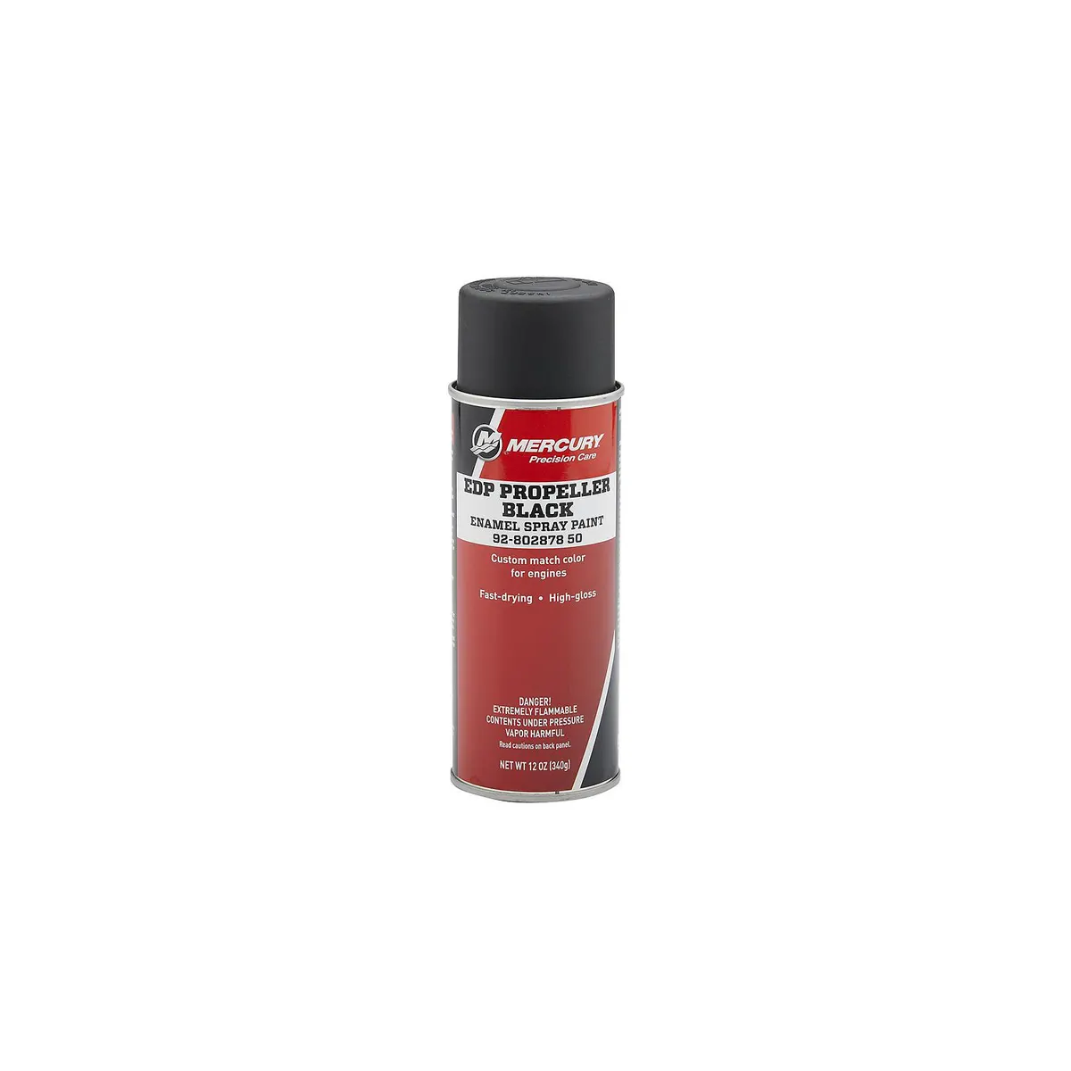Mercury 80287850 EDP Propeller Black Satin Enamel Spray Paint, 12 oz Spray Can