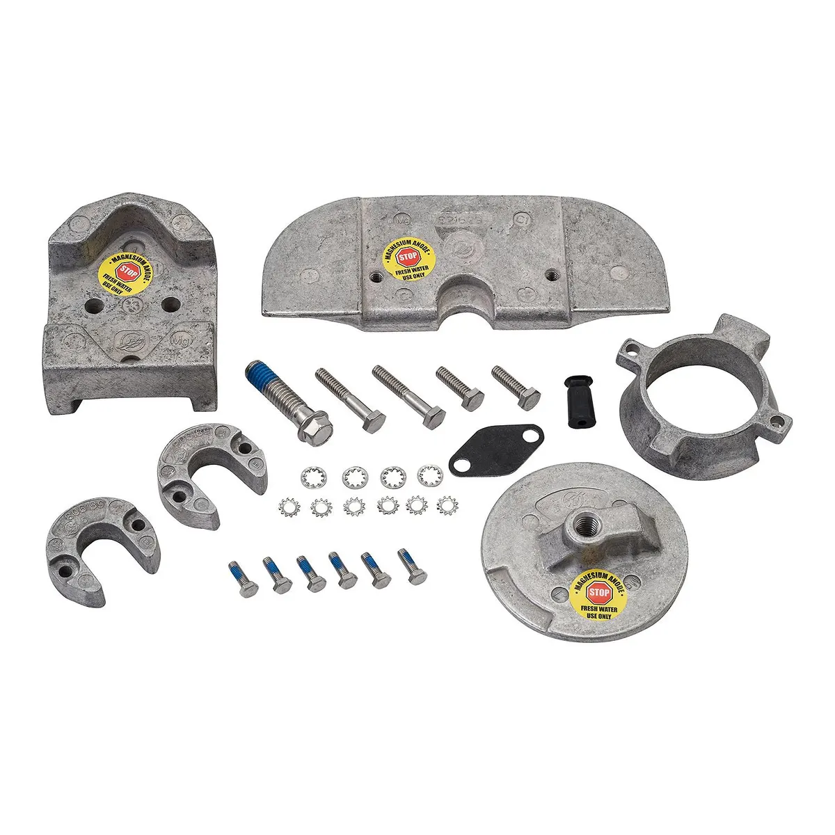 Quicksilver 888755Q03 Magnesium Anode Kit for Select MerCruiser Alpha One Gen II, 1991 & Newer