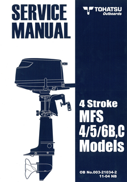 Tohatsu Service Manual 4/5/6 B,C, & D 4STR Outboards