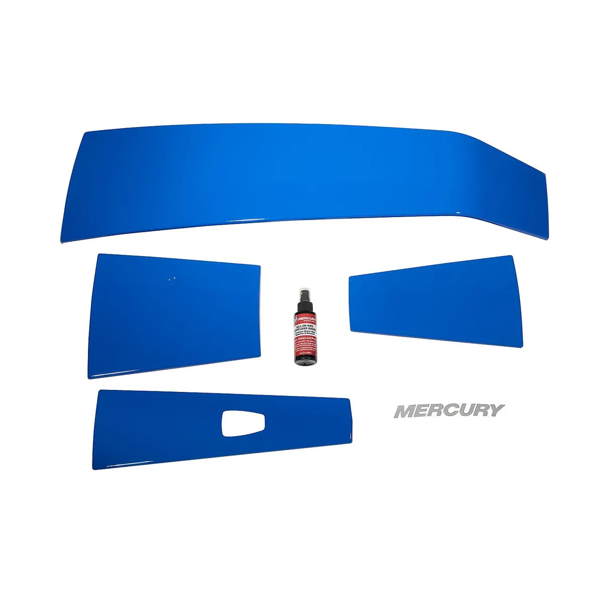 Mercury 8M0142206 Pacific Blue Accent Panel Kit for 4.6L V8 200-300hp FourStroke Outboards