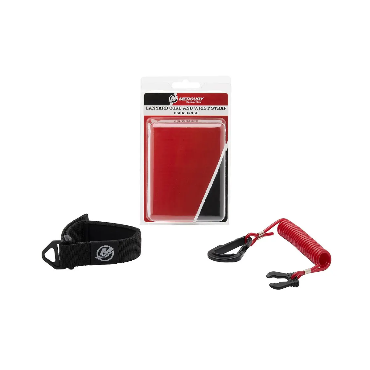 Mercury Outboard Emergency Stop Switch Wrist Strap with 54-inch Lanyard 8M0234460