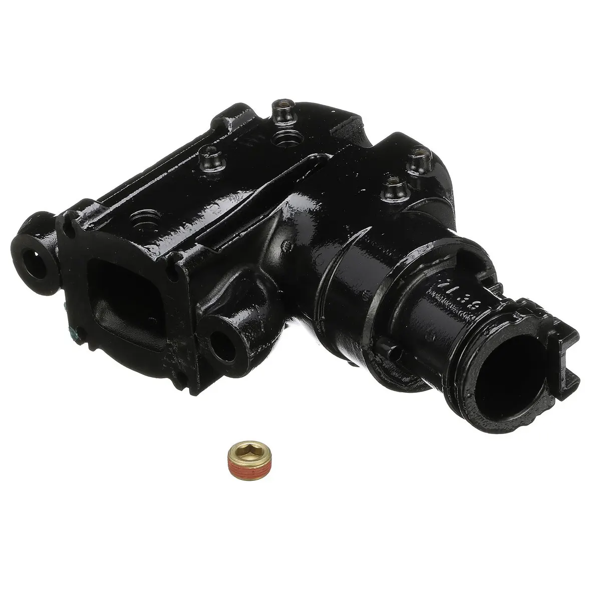 Quicksilver 864591T02 Exhaust Manifold Elbow, Dry Joint, for Select MerCruiser V6 and V8 Sterndrive and Inboard Engines