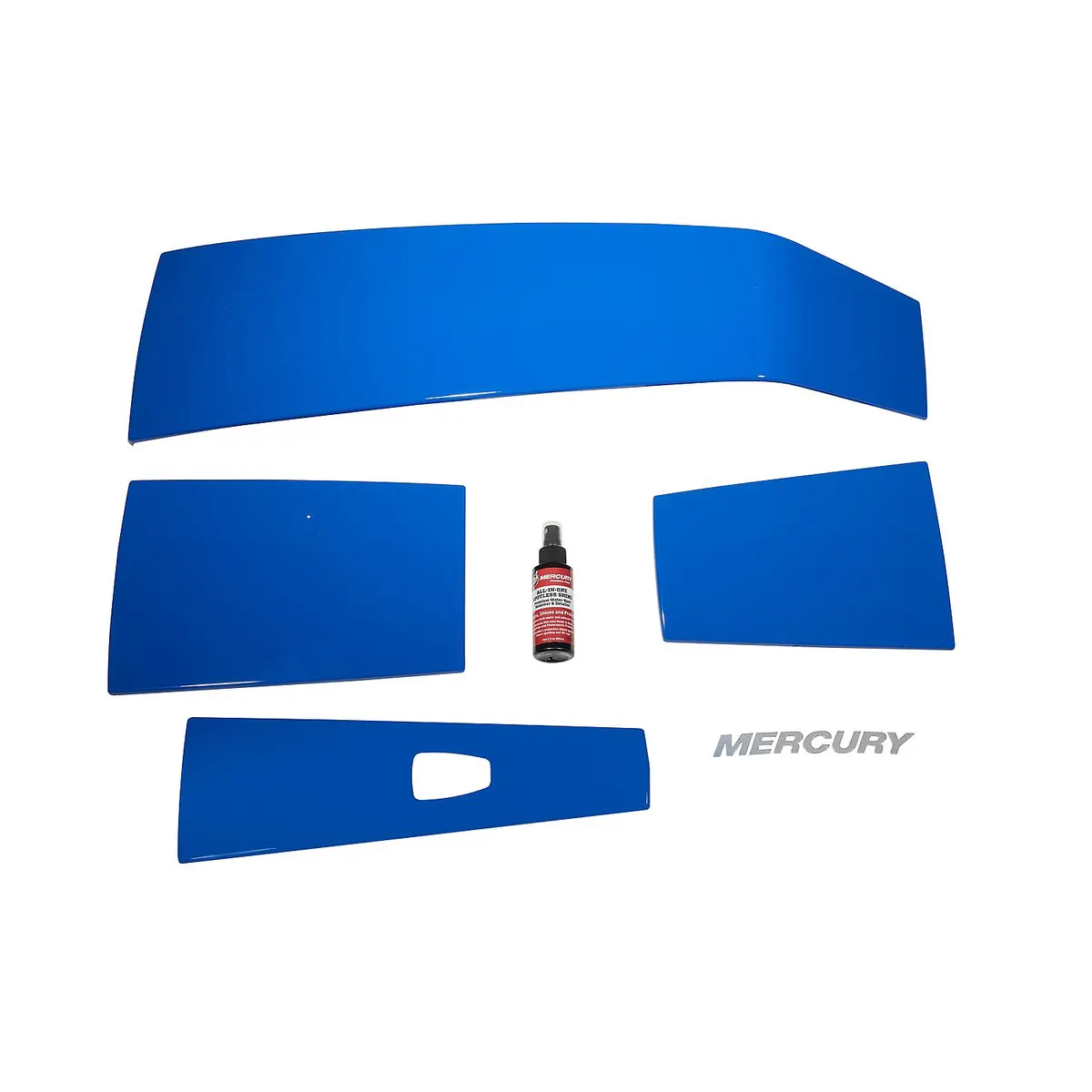Mercury 8M0142212 Pacific Blue Accent Panel Kit for 3.4L V6 175-225hp FourStroke Outboards