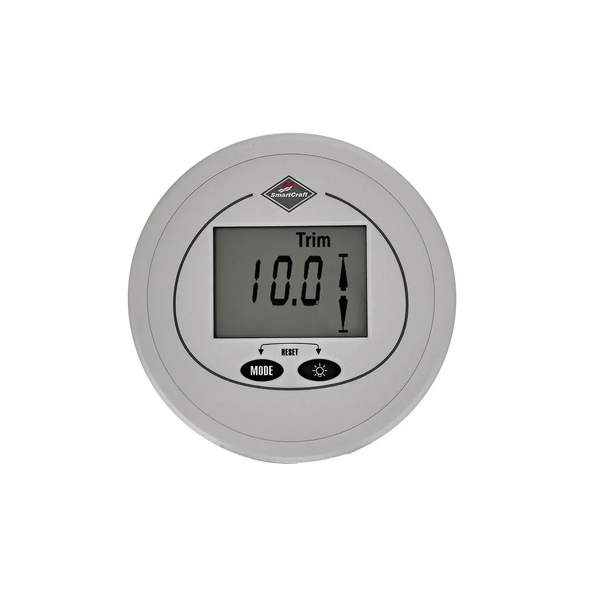 Mercury 892219K20 SmartCraft SC1000 System Monitor, Front Mount, Round, White