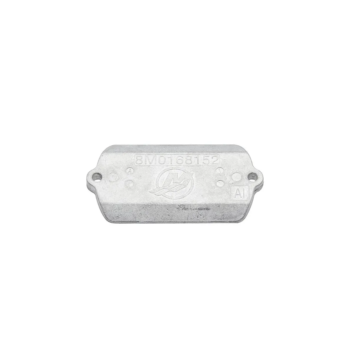 Mercury 8M0179780 Aluminum Power Trim Anode for Mercury 7.6L V12 600hp Verado and 500hp SeaPro Outboards