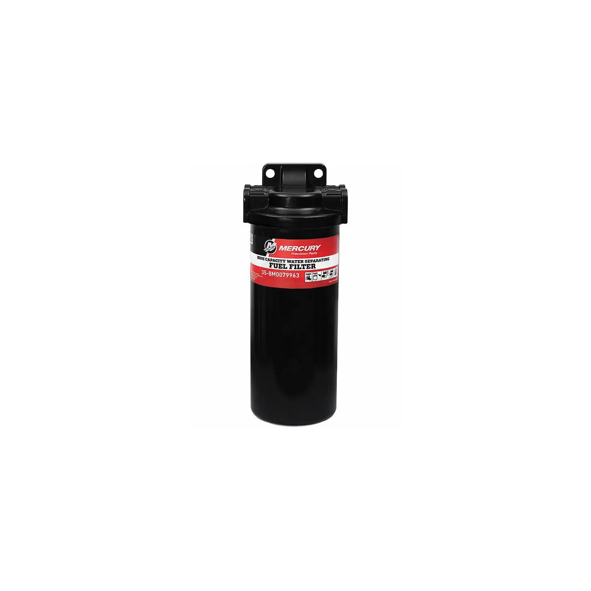 Mercury 8M0082291 High-Capacity Water Separating Fuel Filter Kit for Outboard, Sterndrive and Inboard Engines