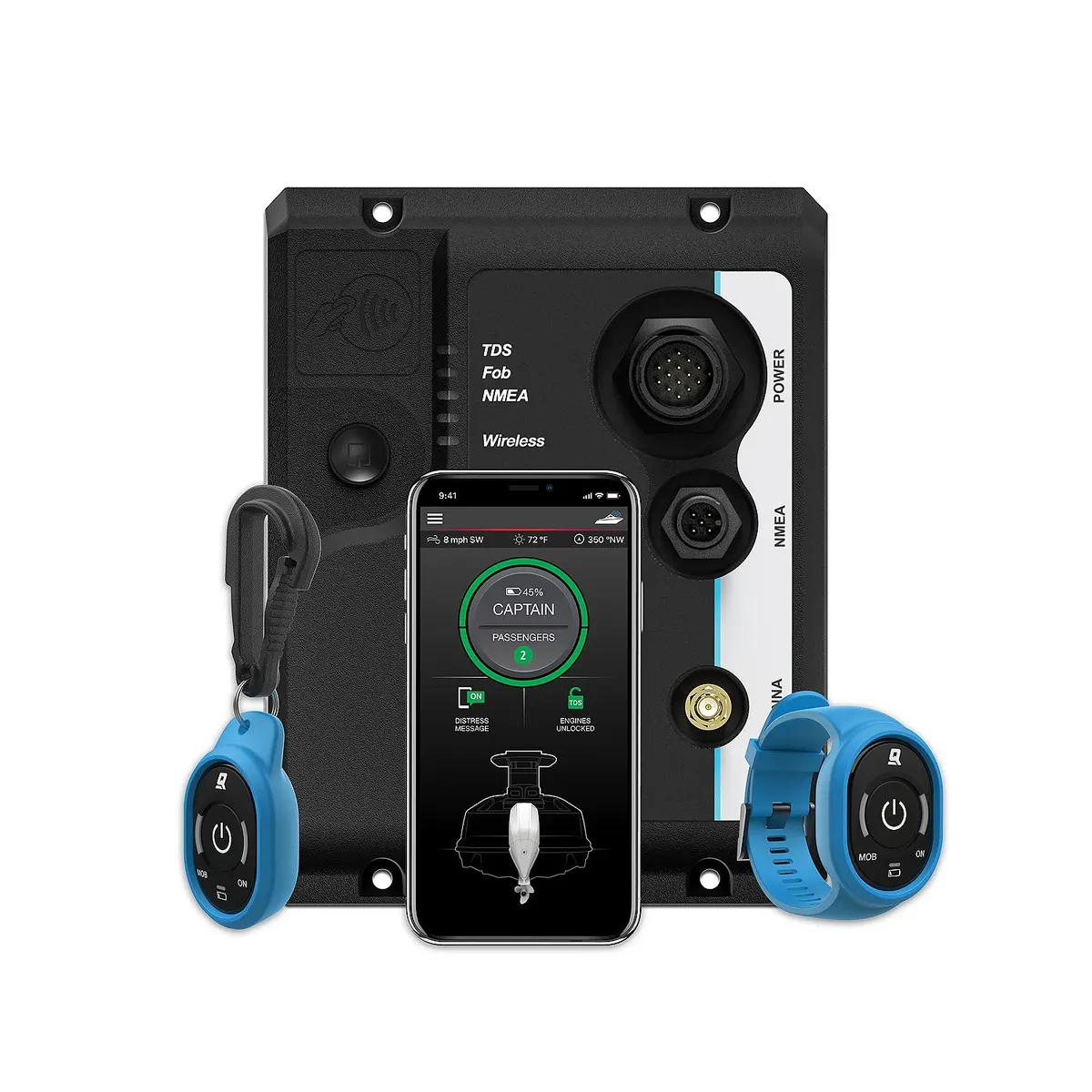 1st Mate Marine Safety and Security System Kit for All Leading Engine Brands