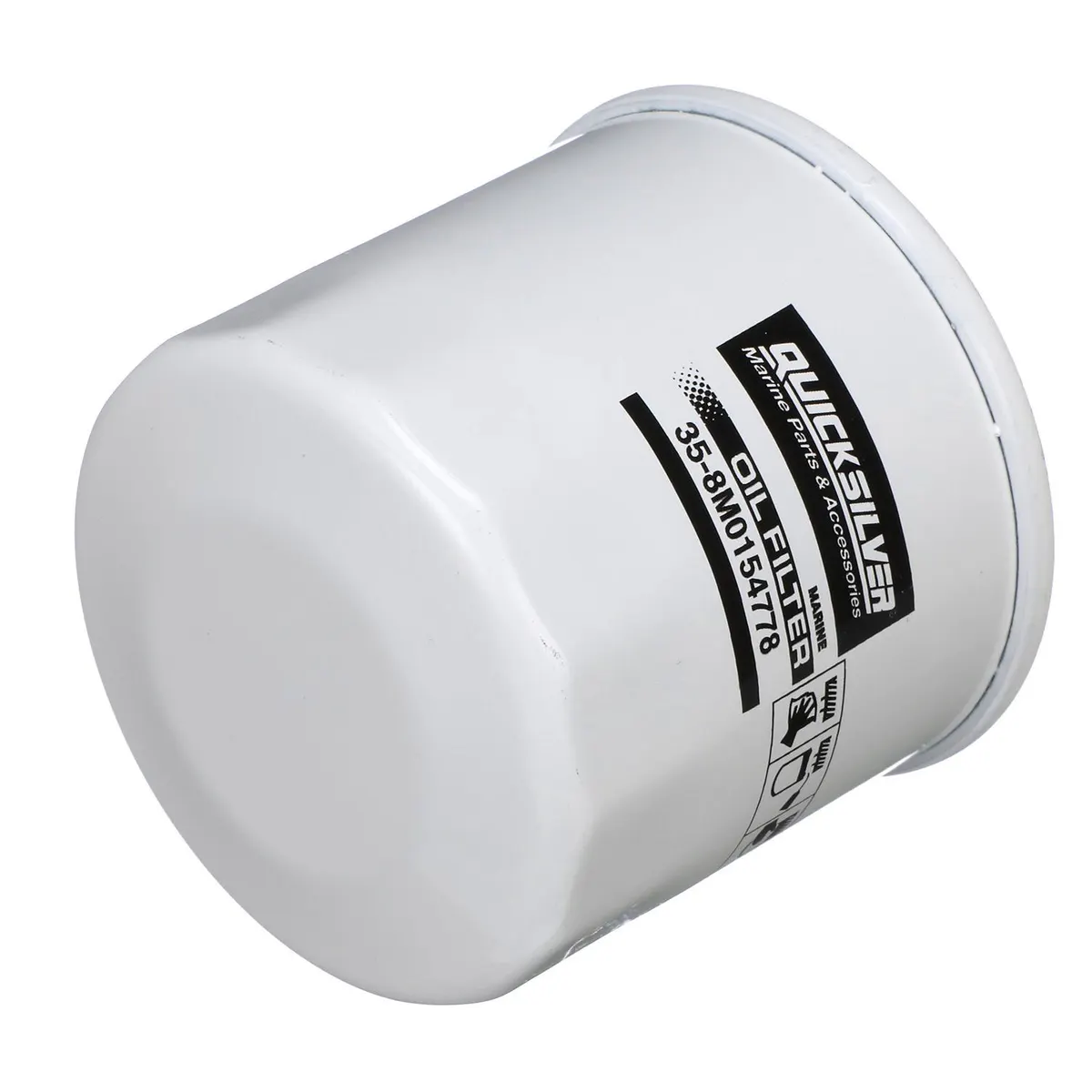 Quicksilver 8M0154778 20 Micron Oil Filter for Various Marine Engines