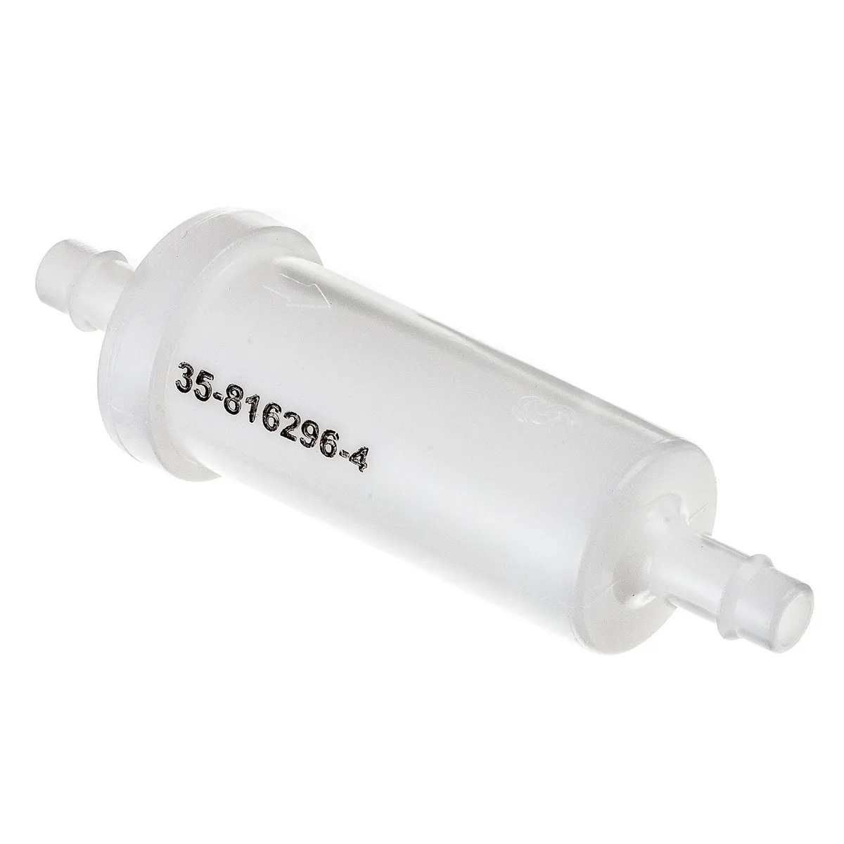 Quicksilver 816296Q2 Marine Engine Inline Fuel Filter with Barbs for 5/16" (8mm) Fuel Lines