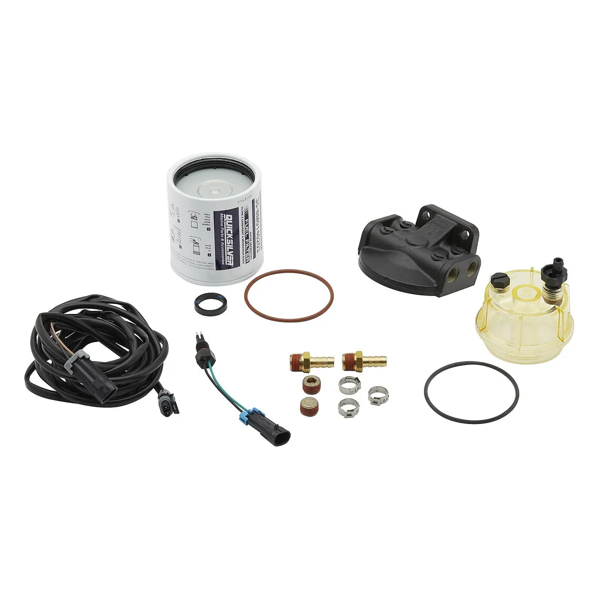 Mercury 8M0113498 Water-Separating Fuel Filter Kit for Mercury L4 135‑200hp Verado Outboards