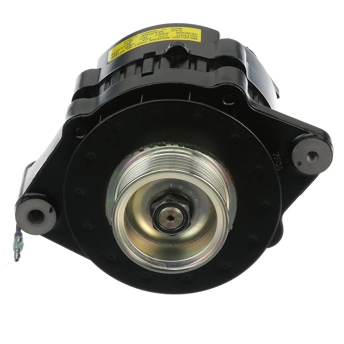 Quicksilver 807652T 55 Amp Alternator, Mando, Serpentine Belt for V6 and V8 MerCruiser Sterndrives or Inboard Engines Made by GM, 1996-1999