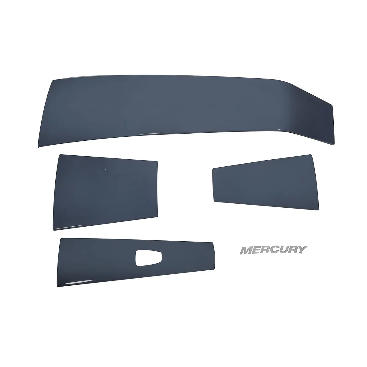Mercury 8M0142210 Paint-Ready Accent Panel Kit for 4.6L V8 200-300hp FourStroke Outboards