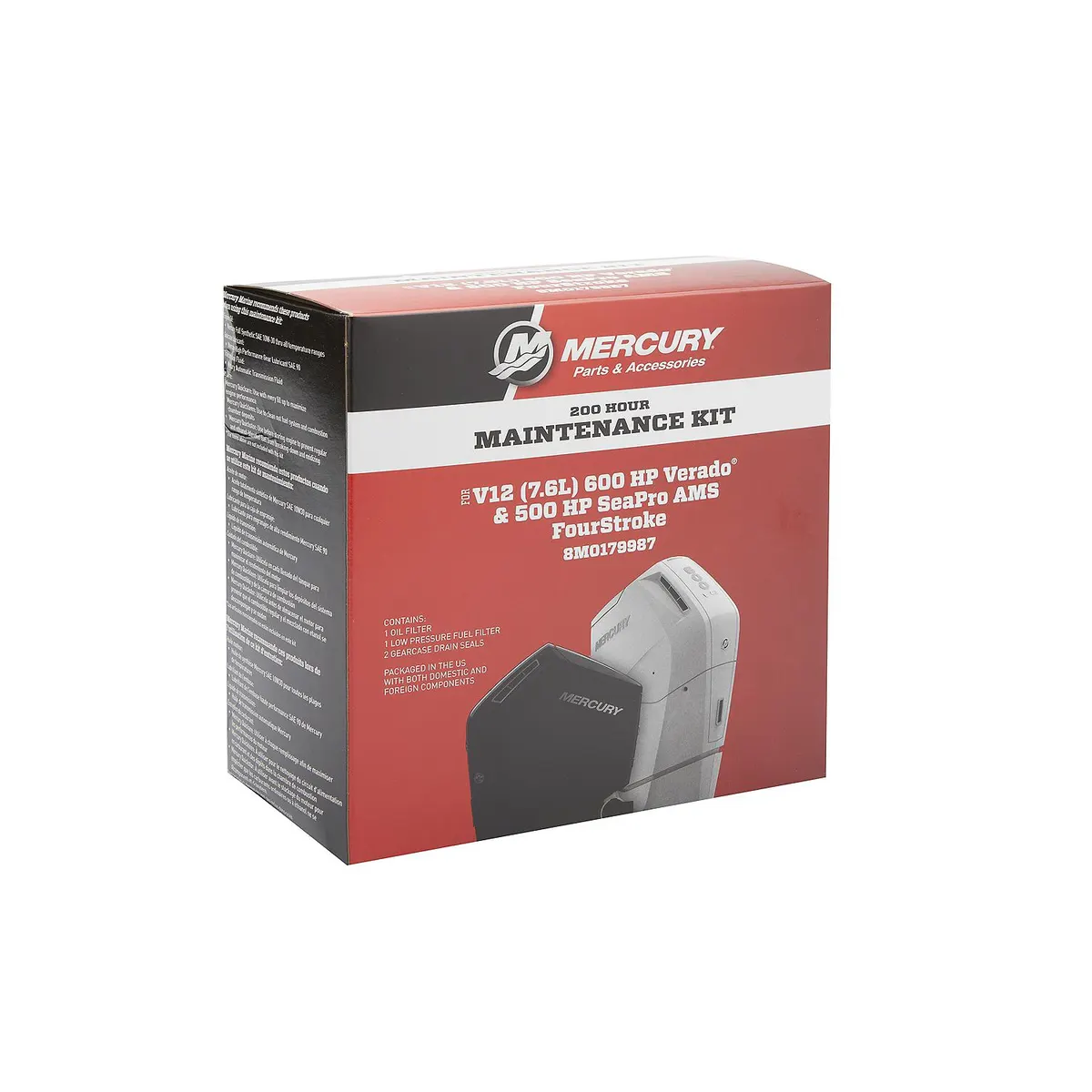 Mercury 8M0179987 V12 500-600hp Verado 200 Hour Maintenance Kit