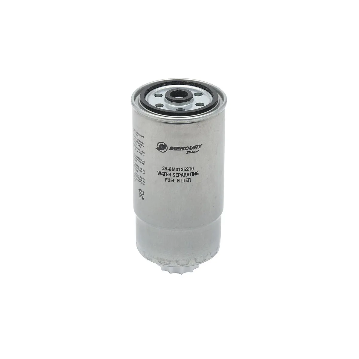 Mercury 8M0135210 Water Separating Fuel Filter for MerCruiser 3.0L V6 Diesel Sterndrive and Inboard Engines