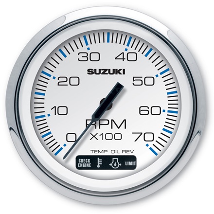 Suzuki 4″ Tachometer with Monitor Functions 990C0-80101