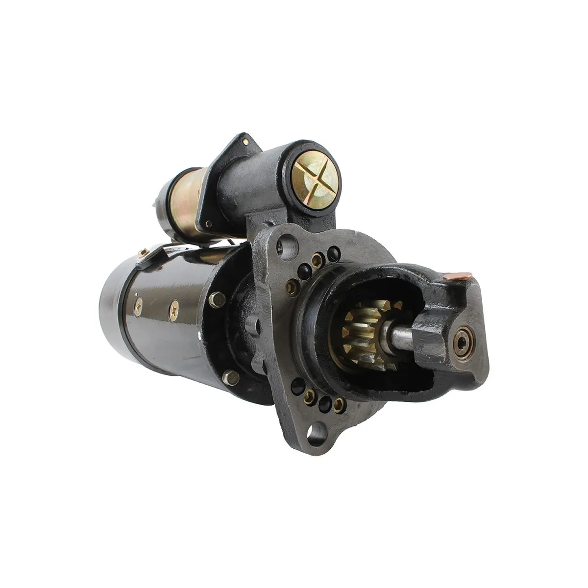 Quicksilver 8M6007273 Engine Starter, 12 Volt for Marine Industrial Agricultural - Delco, Caterpillar, Fiat-Allis, Timberjack