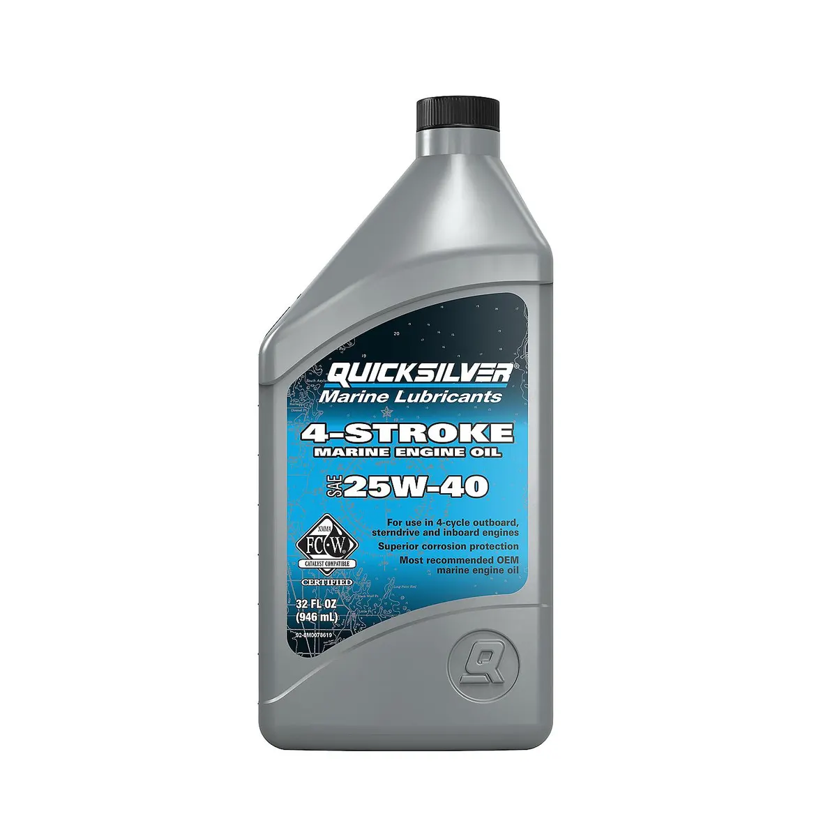 Quicksilver 25W-40 4-Stroke Marine Engine Oil