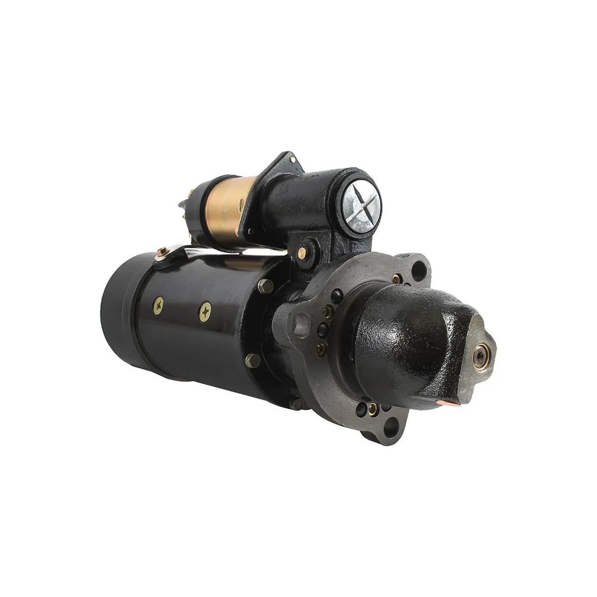 Quicksilver 8M6007272 Engine Starter, 12 Volt for Marine Industrial Agricultural - Delco, Case, Caterpillar, Ford, Kenworth, Mack, New Holland, Perkins, Steiger, White