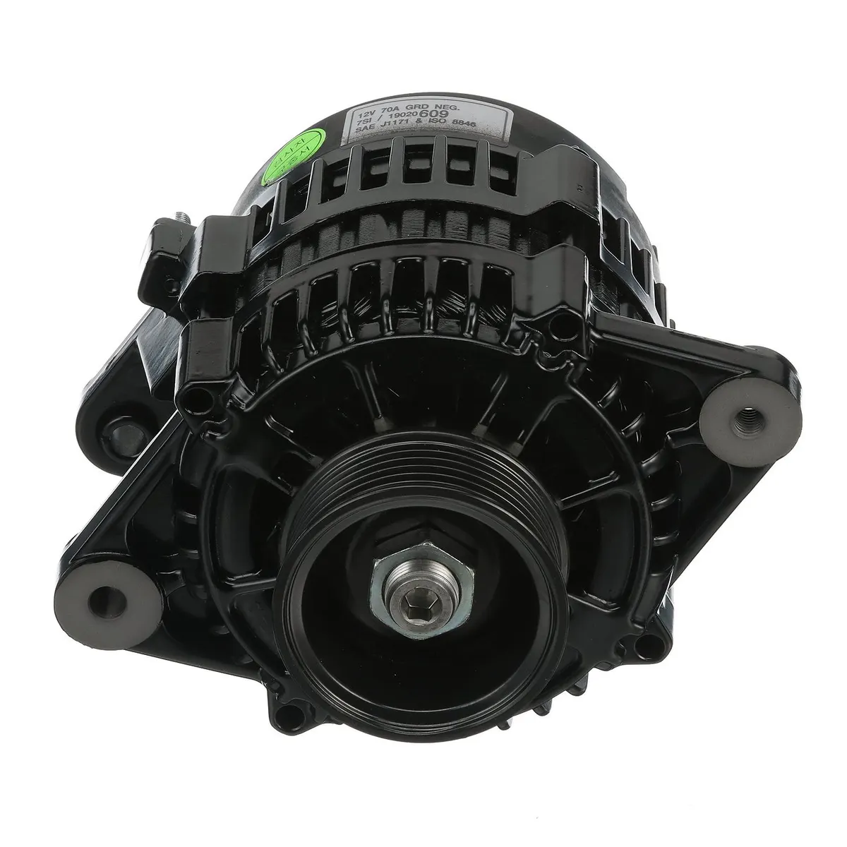 Quicksilver 862031T1 70 Amp Alternator, Delco, Serpentine Belt for Select V6 and V8 MerCruiser Sterndrive and Inboard Engines, 1999-2001