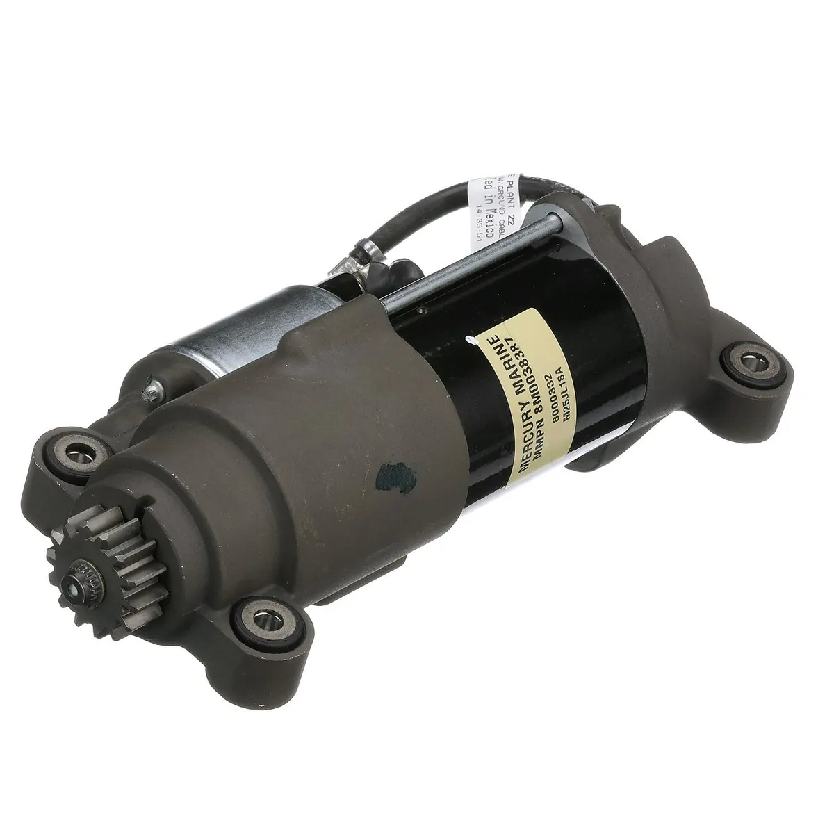 Mercury 879345T77 Starter Motor for Select Mercury 75-115hp EFI FourStroke Outboards