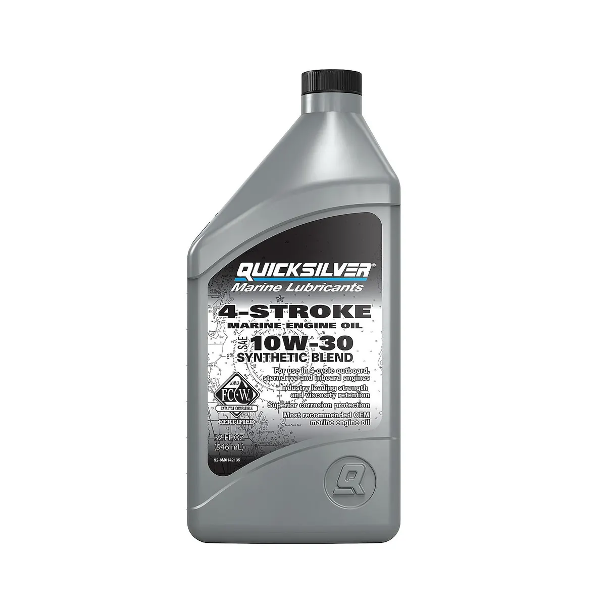 Quicksilver 10W-30 4-Stroke Synthetic Marine Engine Oil