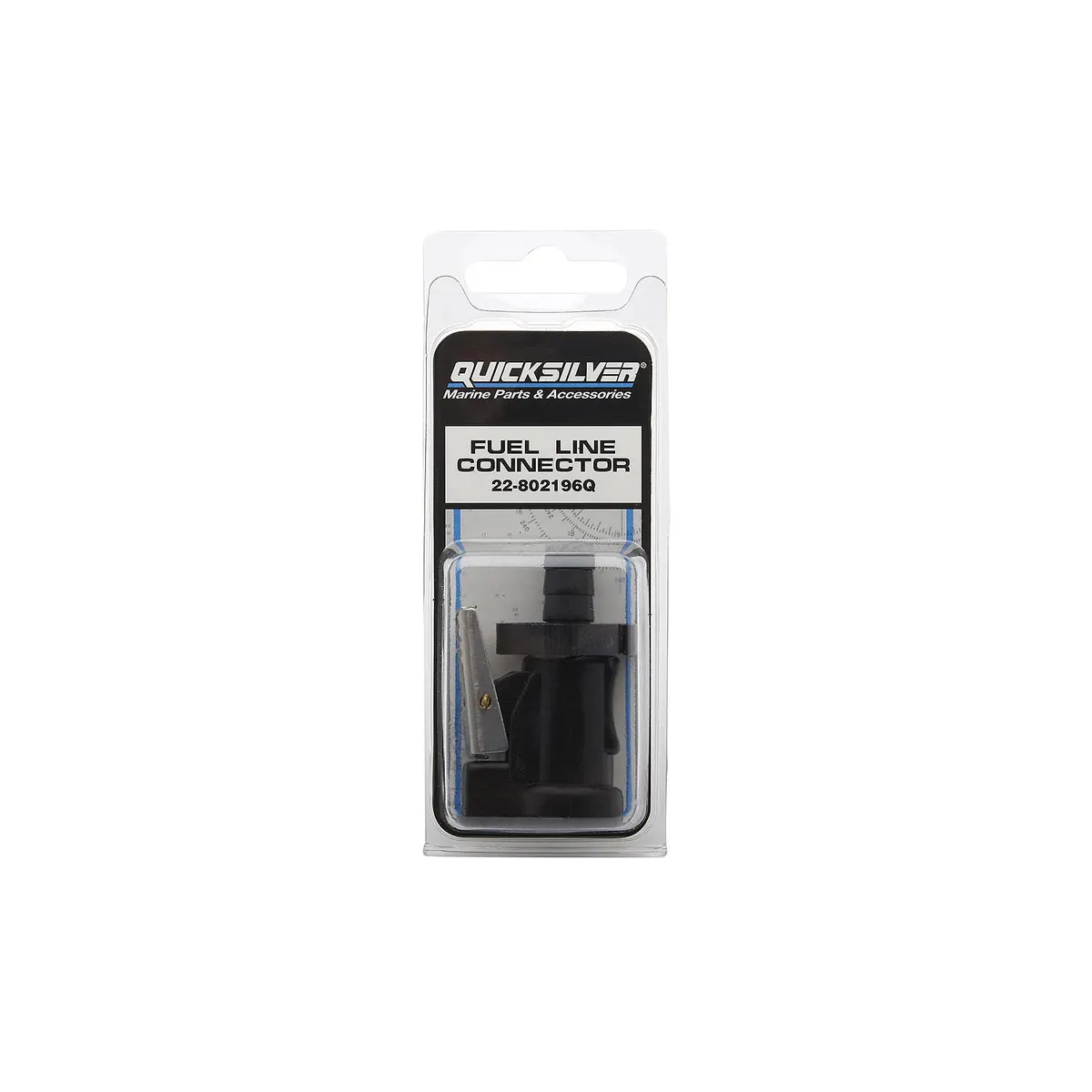 Quicksilver 802196Q Fuel Line Connector, 5/16" for Select Evinrude, Johnson and OMC Engines