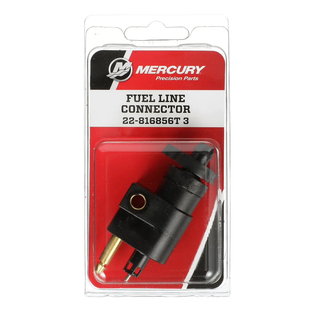 Mercury 816856T3 Quick-Disconnect Fuel Line Connector Kit for Vintage Mercury and Mariner Outboards