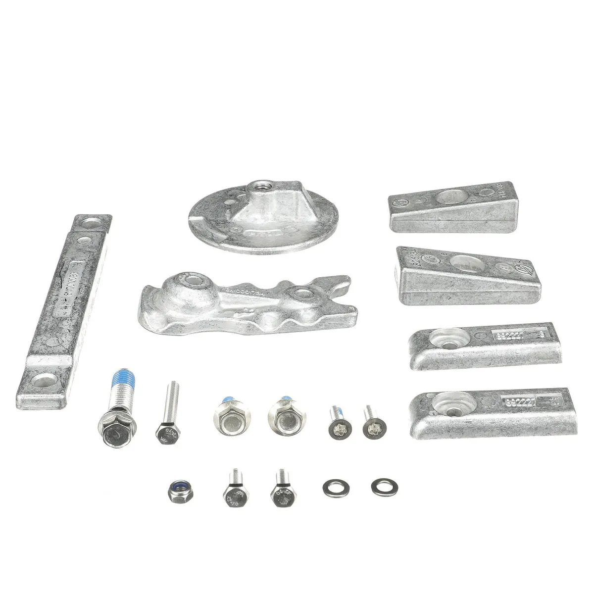 Mercury 8M0116590 Aluminum Anode Kit for Mercury L6 350-400hp Verado Outboards