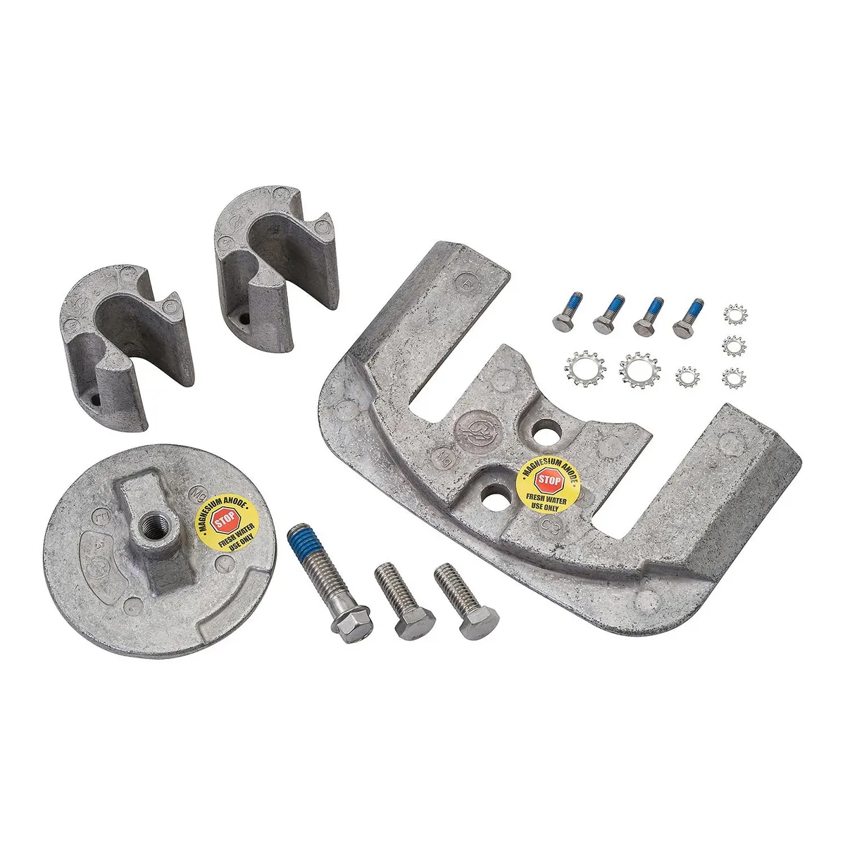Quicksilver 888760Q03 Magnesium Anode Kit for MerCruiser Bravo II and Bravo III Drives