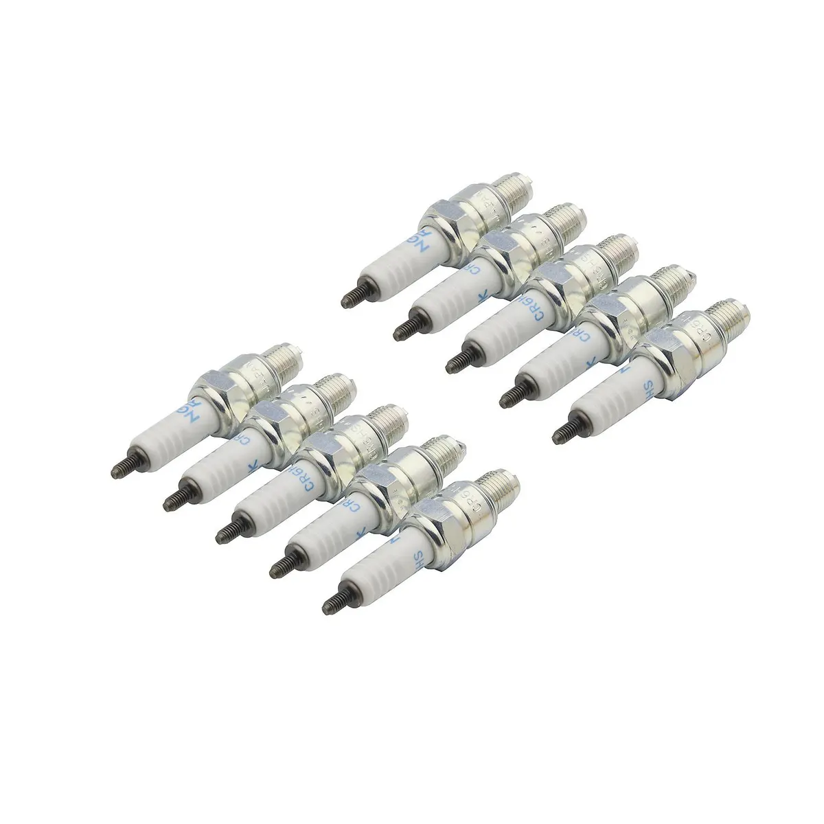 Quicksilver 827859 Spark Plugs NGK CR6HS, Qty 10