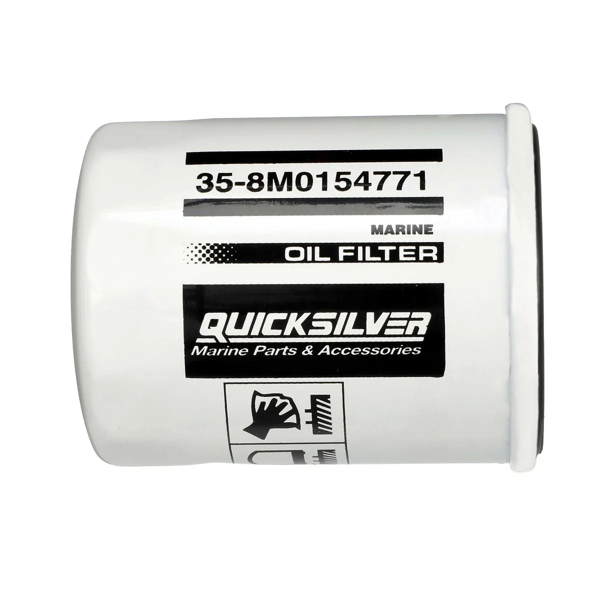 Quicksilver 8M0154771 20 Micron Oil Filter for Various Marine Engines