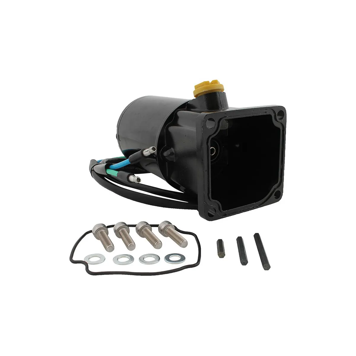 Quicksilver 8M6014137 Tilt/Trim Motor for Mercury, Mariner and Force 40-125hp Outboards with Single Ram