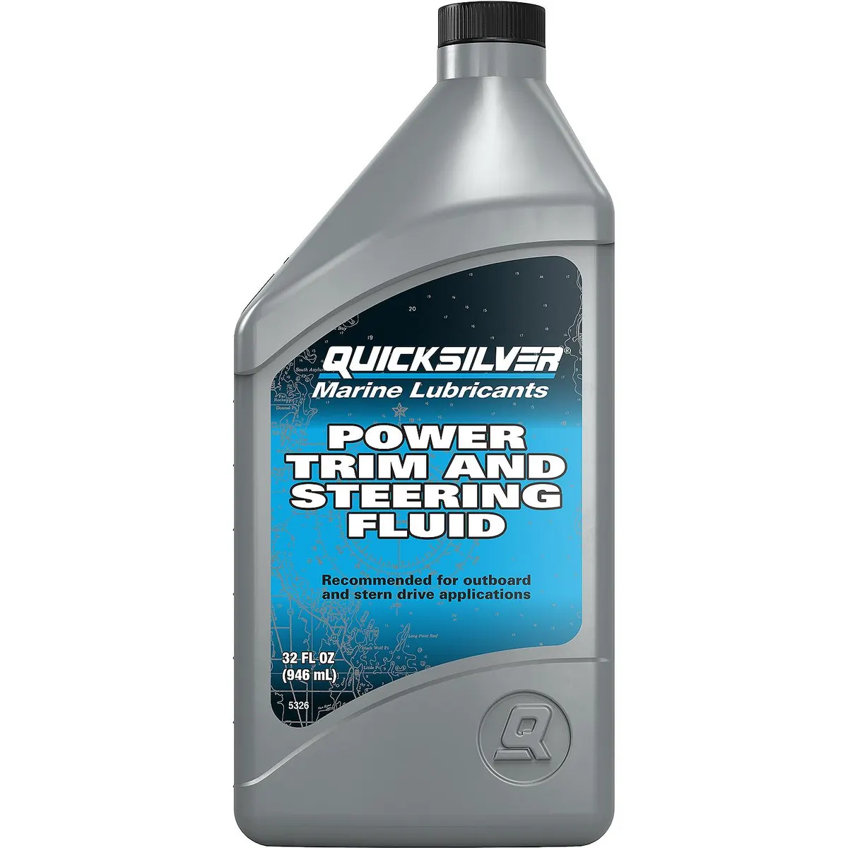 Quicksilver 858075Q01 Power Trim and Steering Fluid, 32 oz