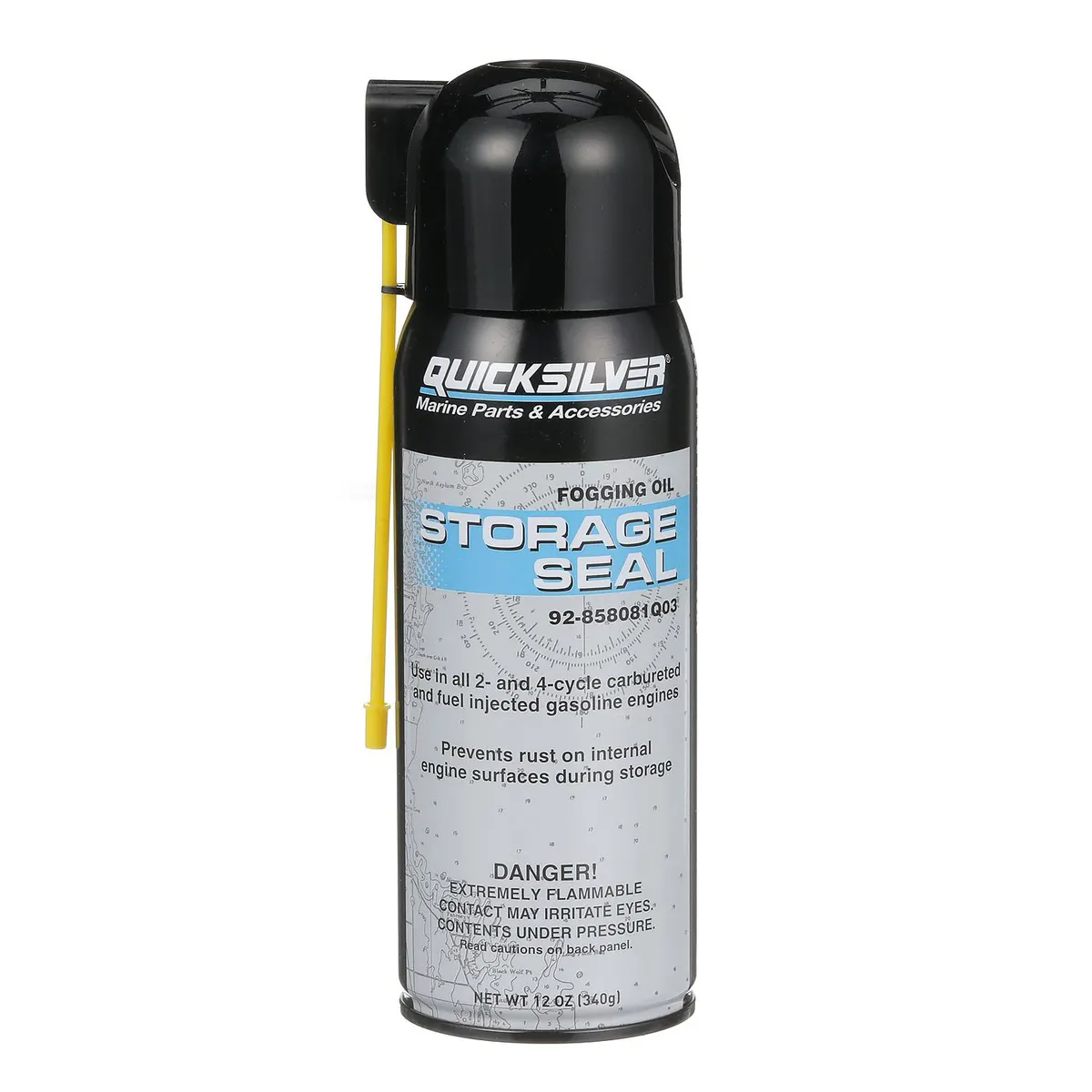 Quicksilver 858081Q03 Storage Seal Engine Fogging Oil, 12 oz