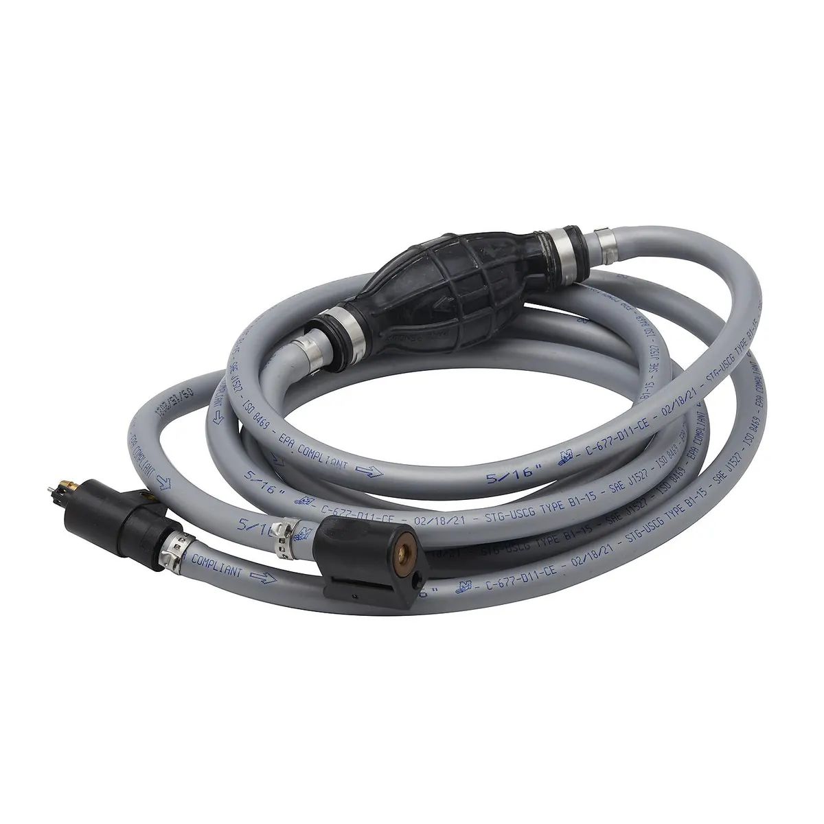 Mercury 8M0061898 Fuel Line Assembly for 2011 Pressurized 6.6-Gallon Fuel Tanks, 12 Feet