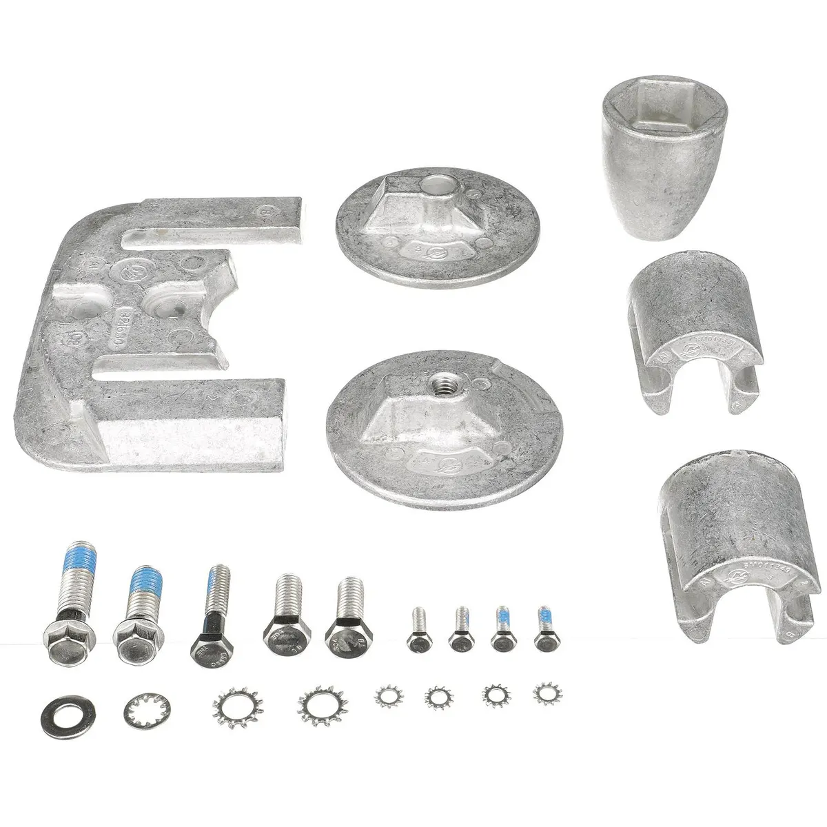 Mercury 888761K02 Aluminum Anode Kit for MerCruiser Bravo Three Sterndrives