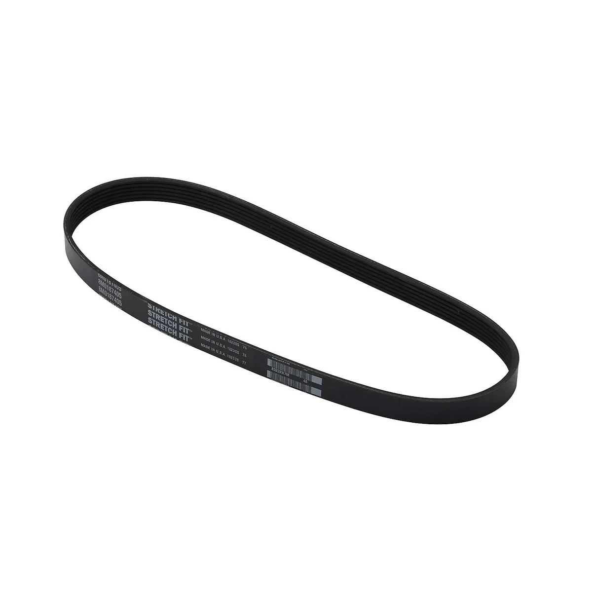 Mercury 8M0207416 48-Volt Alternator Belt for Mercury 5.7L V10 and 7.6L V12 Outboards