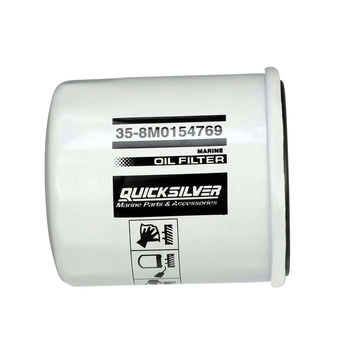 Quicksilver 8M0154769 20 Micron Oil Filter for Various Marine Engines