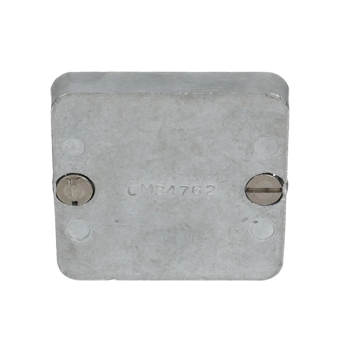 Quicksilver 34762A1 Zinc Anode Plate for MerCruiser TR and TRS Drives, 2.5" x 2.5"