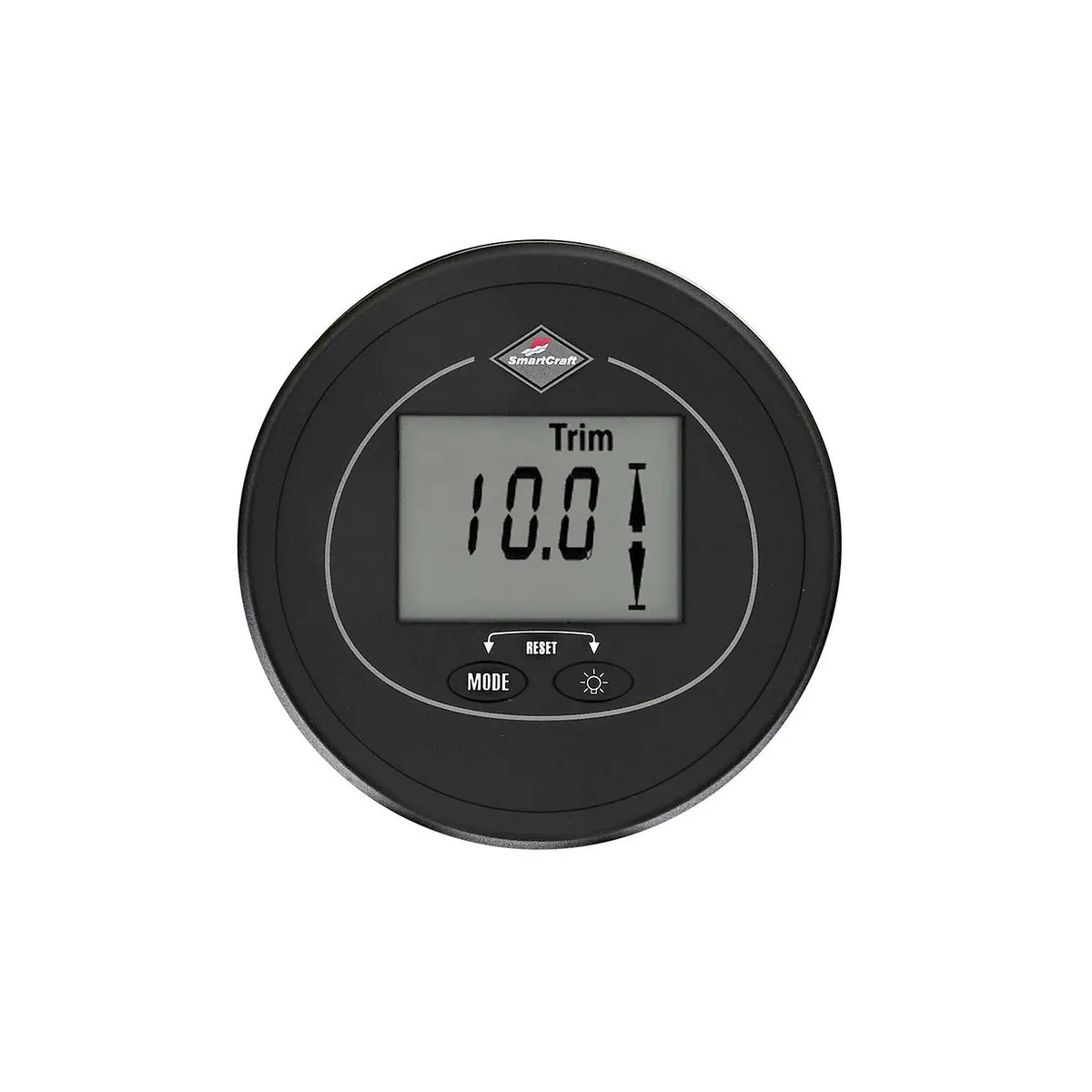 Mercury 892219K19 SmartCraft SC1000 System Monitor, Front Mount, Round, Black