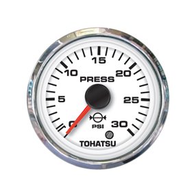 Water Pressure (30PSI) Gauge Kit – White Face