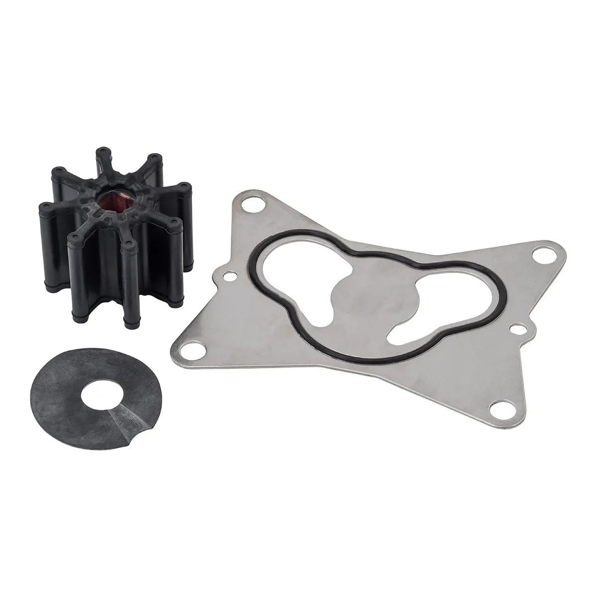 Quicksilver 8M0137221 Heavy Duty Sea Water Pump Impeller Repair Kit for Select 4.5L and 6.2L MerCruiser V6 and V8 Engines