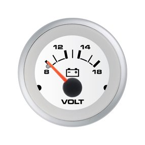 Voltage Meter – White Face