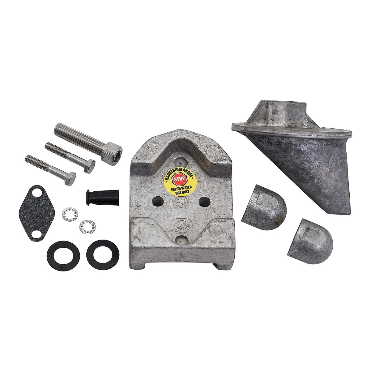 Quicksilver 888755Q04 Magnesium Anode Kit for Select MerCruiser MR and Alpha One Drives, 1984-1991