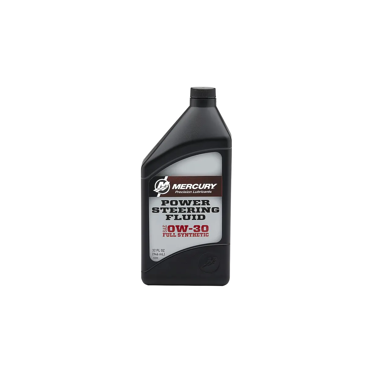 Mercury 858077K01 SAE 0W-30 Full Synthetic Power Steering Fluid, 32 oz
