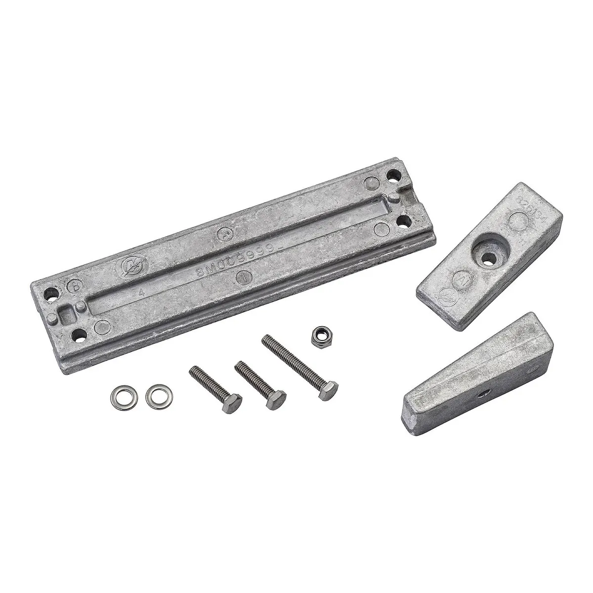 Quicksilver 8M0107546 Aluminum Anode Kit for Select Mercury 40-115hp Outboards
