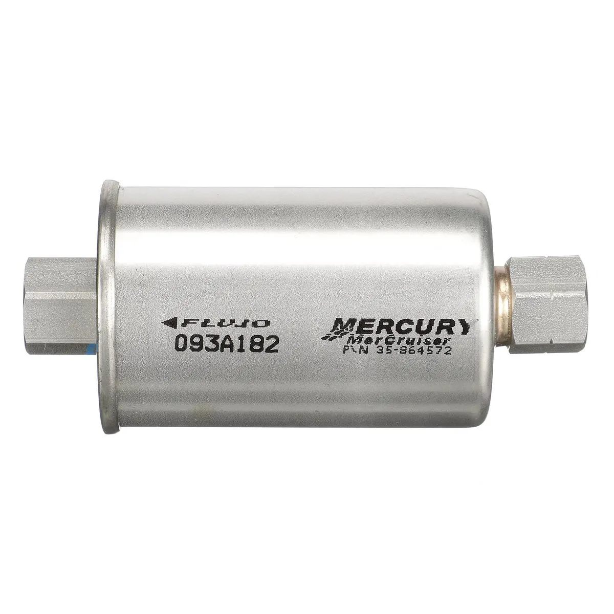 Quicksilver 864572 Replacement Inline Fuel Filter for MerCruiser Sterndrive and Inboard Gasoline Engines