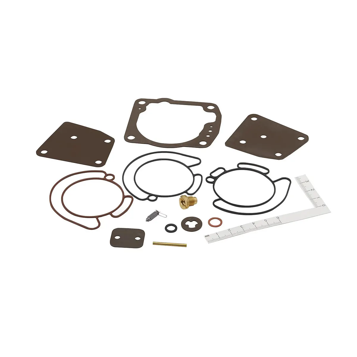 Quicksilver 8M6010309 Carb Repair Kit for Select Evinrude, Johnson, OMC V4 and V6 2-Cycle (60 Degree Powerhead) Outboards