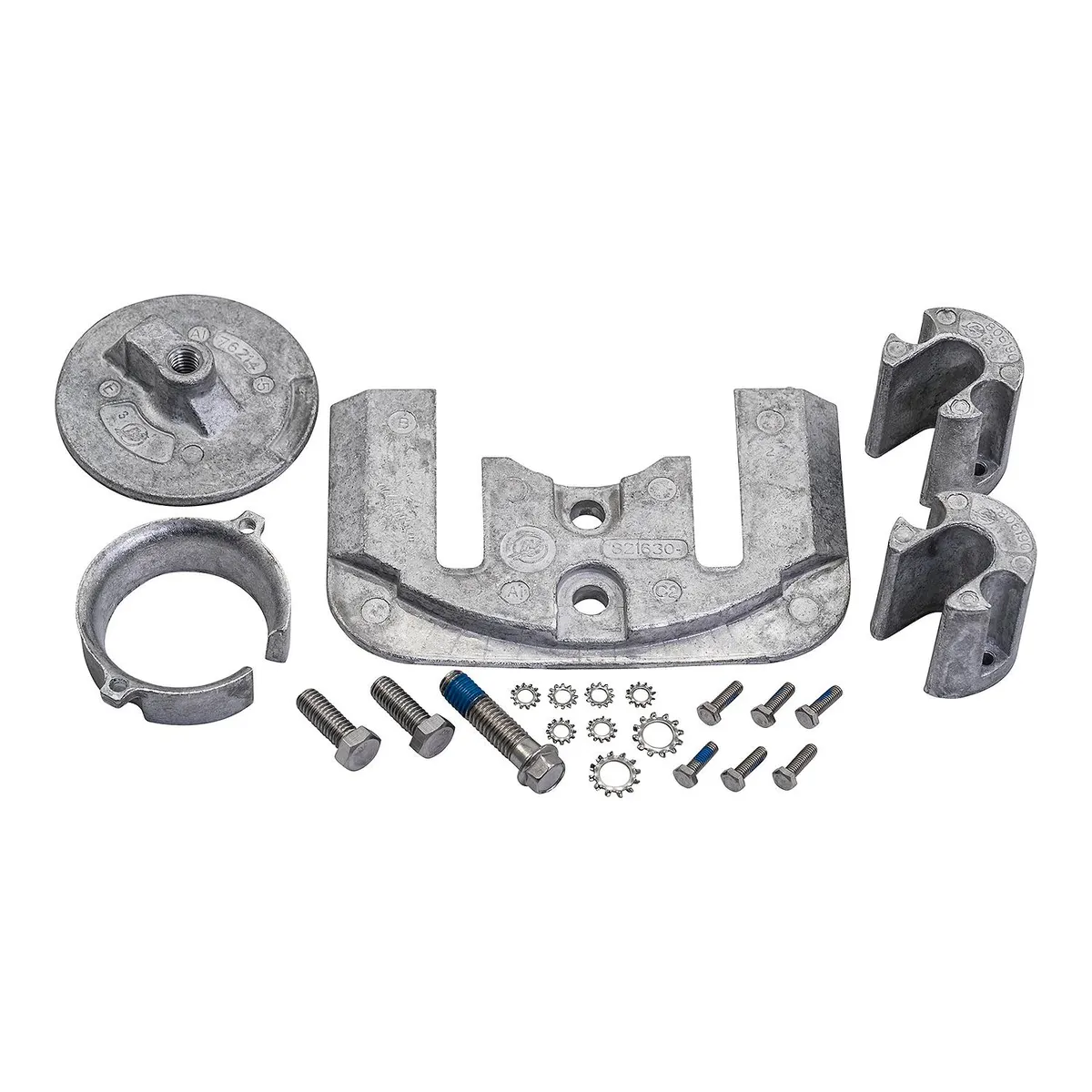 Quicksilver 888758Q02 Aluminum Anode Kit for MerCruiser Bravo One Sterndrives, 1988 & Newer