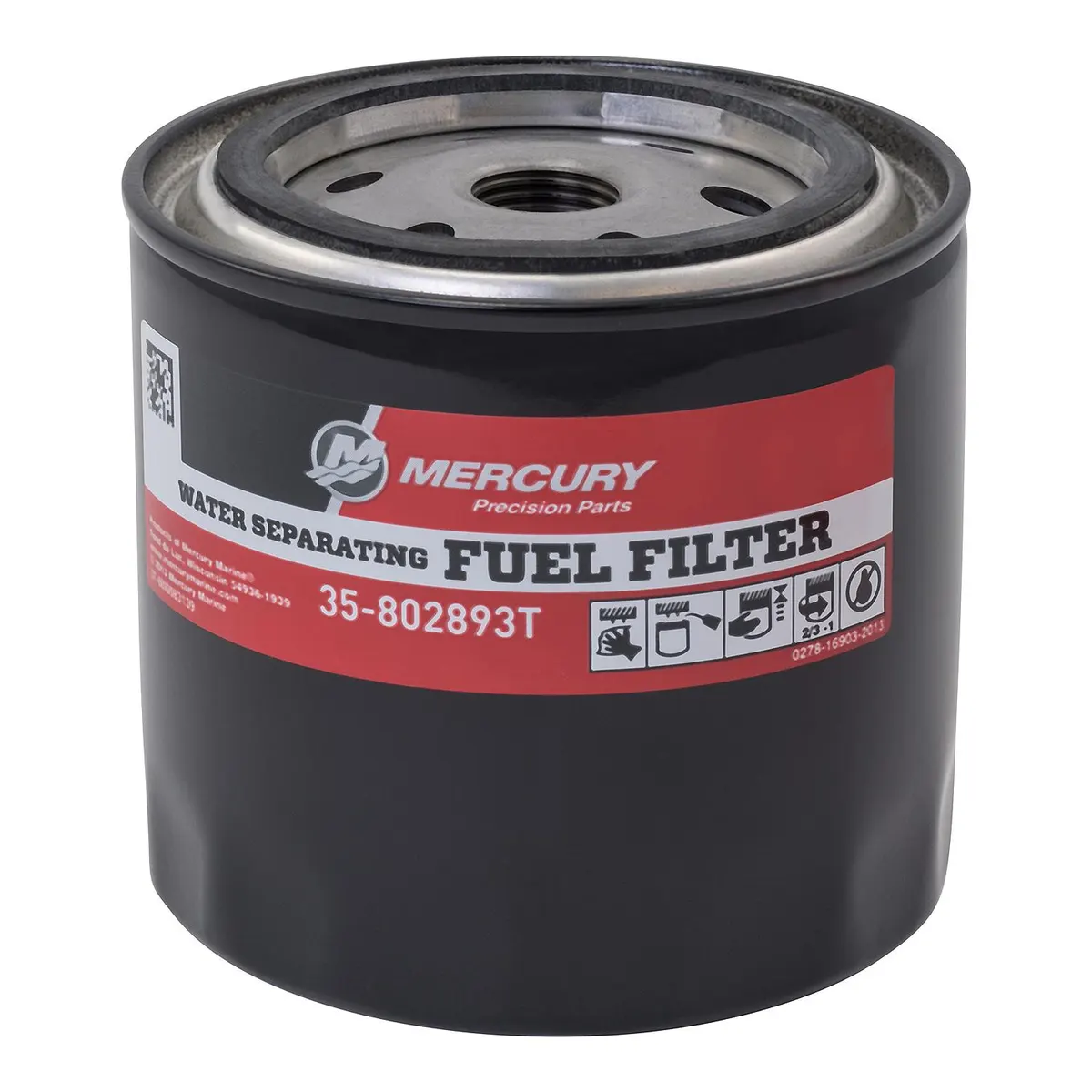 Mercury 807172A1 Water Separating Fuel Filter Kit for Select MerCruiser Sterndrive Engines